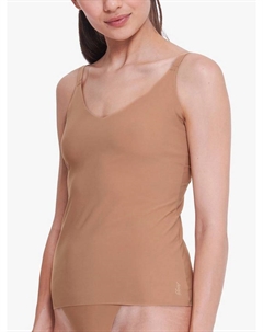 ZERO Feel 2.0 топ на тонких бретелях, Nostalgic Brown Sloggi