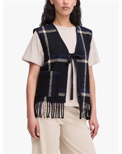 Фонза безрукавка в клетку жилет, Patriot Blue Ichi