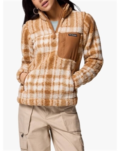 Женская флисовая кофта West Bend с молнией на четверть, Camel Brown Columbia