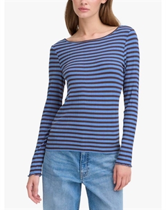 Топ Cella в полоску, Blue Yonder/Coffee Ichi