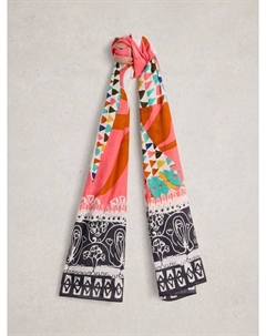 Шарф Callie с графическим принтом, Pink/Multi White stuff