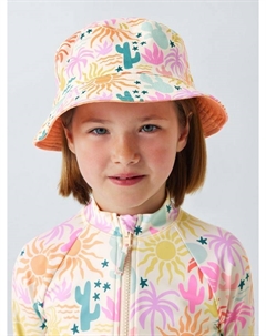 Детская радужная двусторонняя шляпа-ведро, Multi John lewis