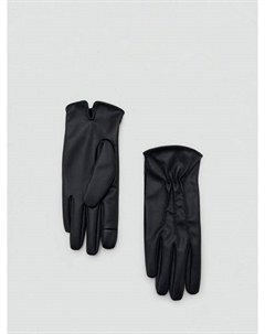 Перчатки Tlma из искусственной кожи, Black Mango