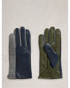 Перчатки Layla из контрастной кожи White stuff