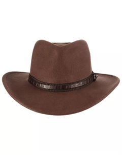 Мужская фетровая шляпа Outback Overlay, загар/бежевый Scala