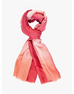 Шарф с омбре и фольгированным принтом, Ruby/Pink Chesca