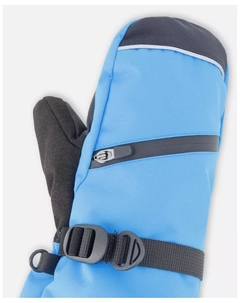 Детские зимние варежки Boy Teknik Blue, синий Deux par deux