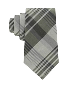 Мужской галстук Doris в классическую клетку, зеленый Calvin klein