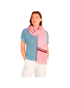 Шарф Essential Flag, розовый Tommy hilfiger