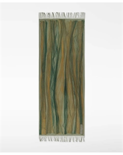 Женский шарф из валяного руля с принтом, оливковый зеленый Adolfo dominguez