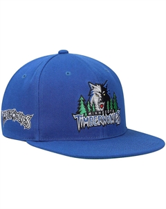 Мужская синяя кепка Snapback Minnesota Timberwolves Hardwood Classics Mitchell and ness