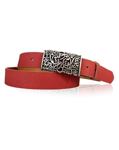 Ремень, красный Fronhofer