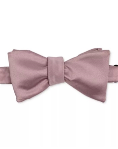 Мужской сатиновый бабочка-галстук на завязках, розовый Construct