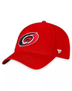 Мужская красная бейсболка Carolina Hurricanes Core Primary Logo Flex Fanatics