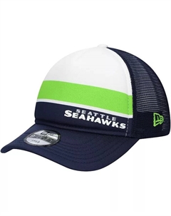 Дошкольная, колледж, военно-морской флот Сиэтл Сихокс, спортивная, ночной, цвет блока 9FORTY, регулируемая кепка дальнобойщика A-образной формы New era