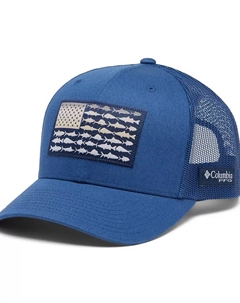 Мужская бейсболка Flag Mesh Snap Back для рыбалки, синий Columbia