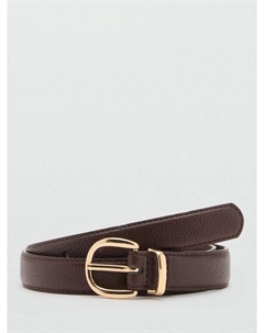 Ремень Laminas с пряжкой, Dark Brown Mango