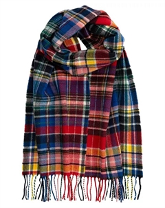 Мужской шерстяной шарф в клетку, красный Polo ralph lauren