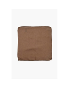 Однотонный шелковый нагрудный платок, коричневый Dsquared2