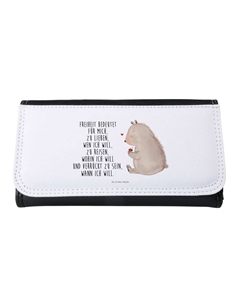 Портмоне Mr & Mrs Panda Damen Bär Marienkäfer, белый Mr. & mrs. panda