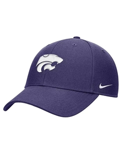Шапка регулируемая Big Boys and Girls Purple Kansas State Wildcats 2024 Sideline Club Nike