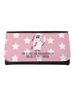 Портмоне Mr & Mrs Panda Damen Einhorn Woodstock, цвет rot pastell Mr. & mrs. panda