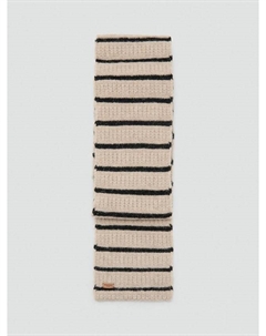 Детский полосатый шарф Alice, Light Brown Mango