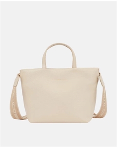 Бежевая фирменная мини-тоут Tommy hilfiger