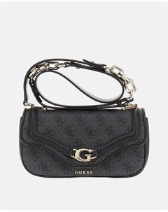 Сумка через плечо с магнитным застежкой, темно-серый Guess