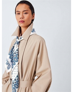 Onesto Paisley Floral шарф из чистого шелка, Ivory/Blue Weekend max mara