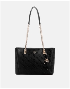 Сумка на плечо с молнией, черный Guess