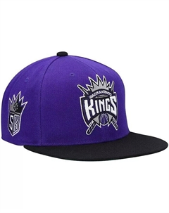 Мужская фиолетово-черная шляпа Snapback Sacramento Kings Hardwood Classics, фиолетовый Mitchell and ness