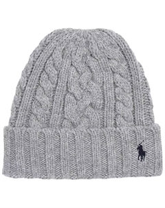 Шапка бини, серый Polo ralph lauren