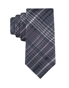 Мужской галстук Kingston Plaid, фиолетовый Calvin klein