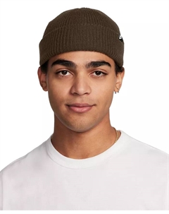 Мужская вязаная шапка Futura Terra с отворотом, коричневый Nike