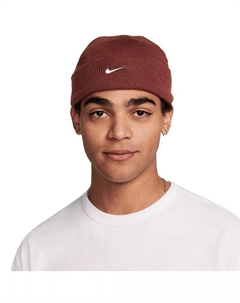Мужская вязаная шапка с манжетой Burgundy Swoosh Terra Nike