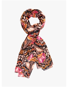 Мозаичный цветочный шарф, Orange/Fuchsia Chesca