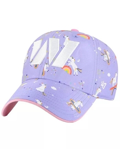 Шапка-ушанка для девочек дошкольного возраста "Лаванда Вашингтон Командирс Единорог" с регулируемой длиной '47 brand