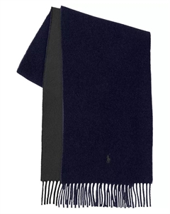 Шерстяной шарф, синий Polo ralph lauren