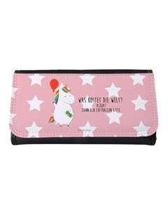 Портмоне Mr & Mrs Panda Damen Einhorn Luftballon, цвет rot pastell Mr. & mrs. panda