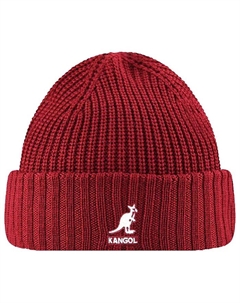 Мужские шапки бини из мериносовой шерсти с резинкой, красный Kangol