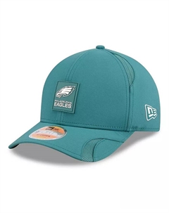 Кепка-ушанка M-crown 9FORTY от Big Boys and Girls Midnight Green Philadelphia Eagles 2025 Sideline New era