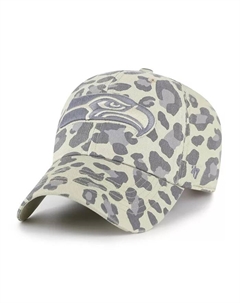 Женская серая шапка-ушанка Bagheera Clean Up Seattle Seahawks '47 brand