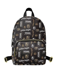 Молодежный мини-рюкзак Vegas Golden Knights Repeat Brooklyn для девочек, черный Foco