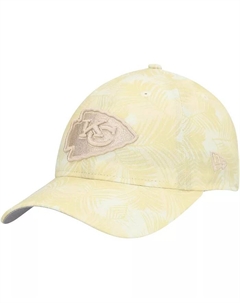 Женская регулируемая кепка Kansas City Chiefs Frond 9TWENTY, кремовая New era