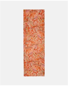 Шарф из переработанного полиэстера с цветочным узором, оранжевый Codello