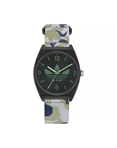 Унисекс-часы Three Hand Project Two с камуфляжным ремешком Fastwrap, 38 мм Adidas