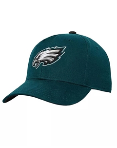 Кепка Philadelphia Eagles Team Midnight Green Pre-Football для мальчиков и девочек Outerstuff