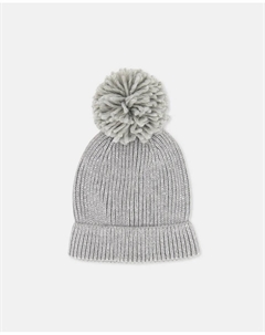 Детская шапка жаккард с фольгой, светло-серый Kids el corte inglés