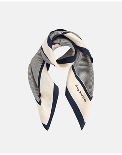 Шелковый платок темно-синего цвета Tommy hilfiger